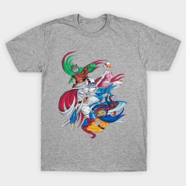 Gatchaman T-Shirt by Tattoocesar